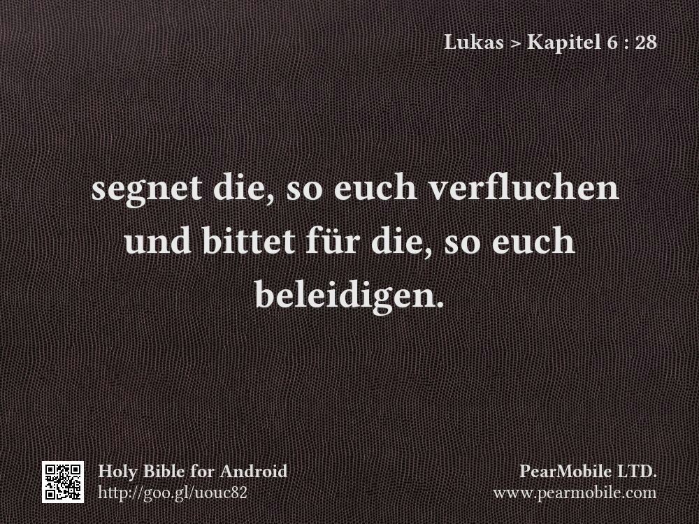 Lukas, Kapitel 6:28